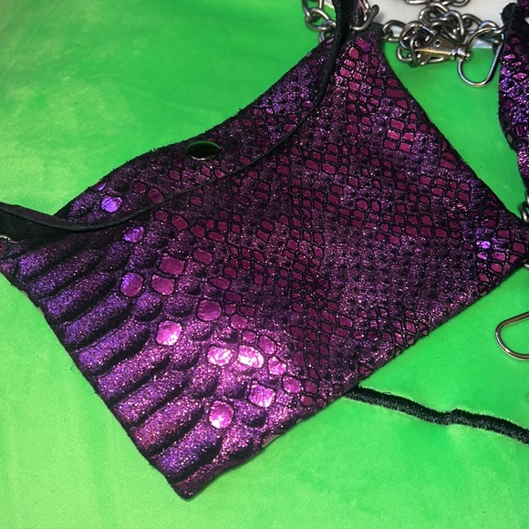 Mermaid purple scale bag - Picture 5 of 12